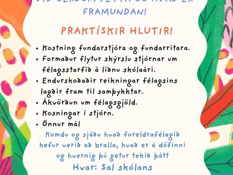 Aðalfundarboð