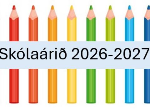 Skólabyrjun, 24. ágúst 2026