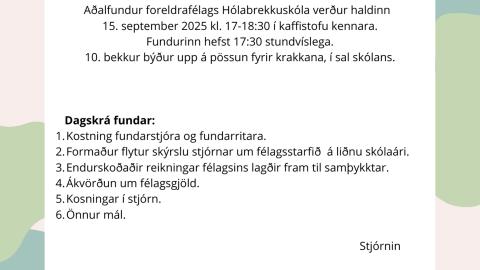 Annual general meeting 2025